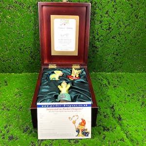 Pocket Dragons &#39;Coffee Connoisseurs&#39; 2003 Limited Edition Boxed Set