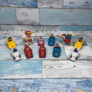 Vintage McDonald's Cars Big Mac & Ronald McDonald. 84/88/89 mayor Cheese Hamburg