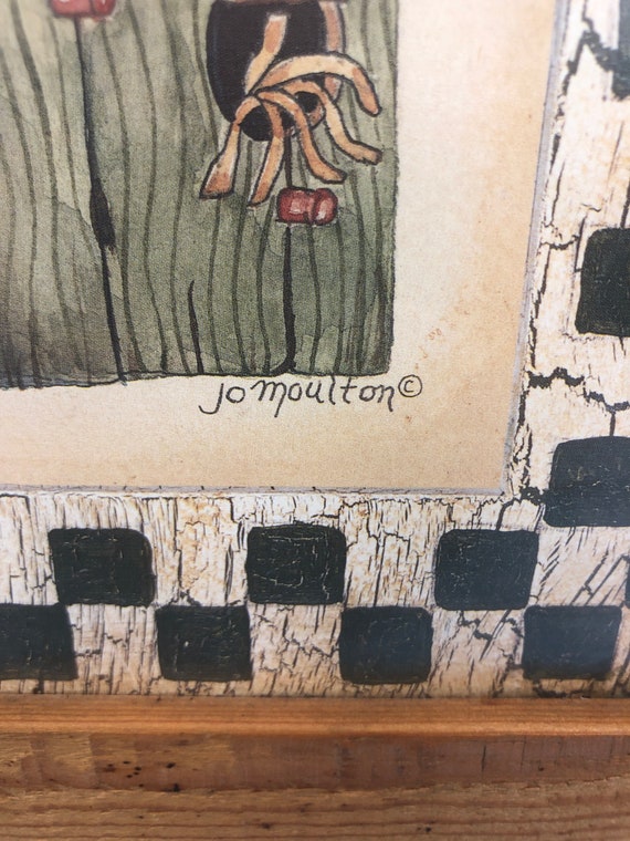 Jo Moulton アートプリント 絵画 EGGS 額縁付き Jo Moulton Art Print Wooden Frame Home Sweet Home/eggs,farm