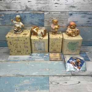 Ukochane misie - Vivenne-Kołysane z miłością-Lea nightingale-Carrie 1990s Boxed . Enesco Priscilla Hillman ,Vintage Fortune Teller
