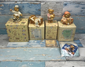 Vintage Cherished Teddies Figuren: Enesco Priscilla Hillman, 1990er Jahre Boxed