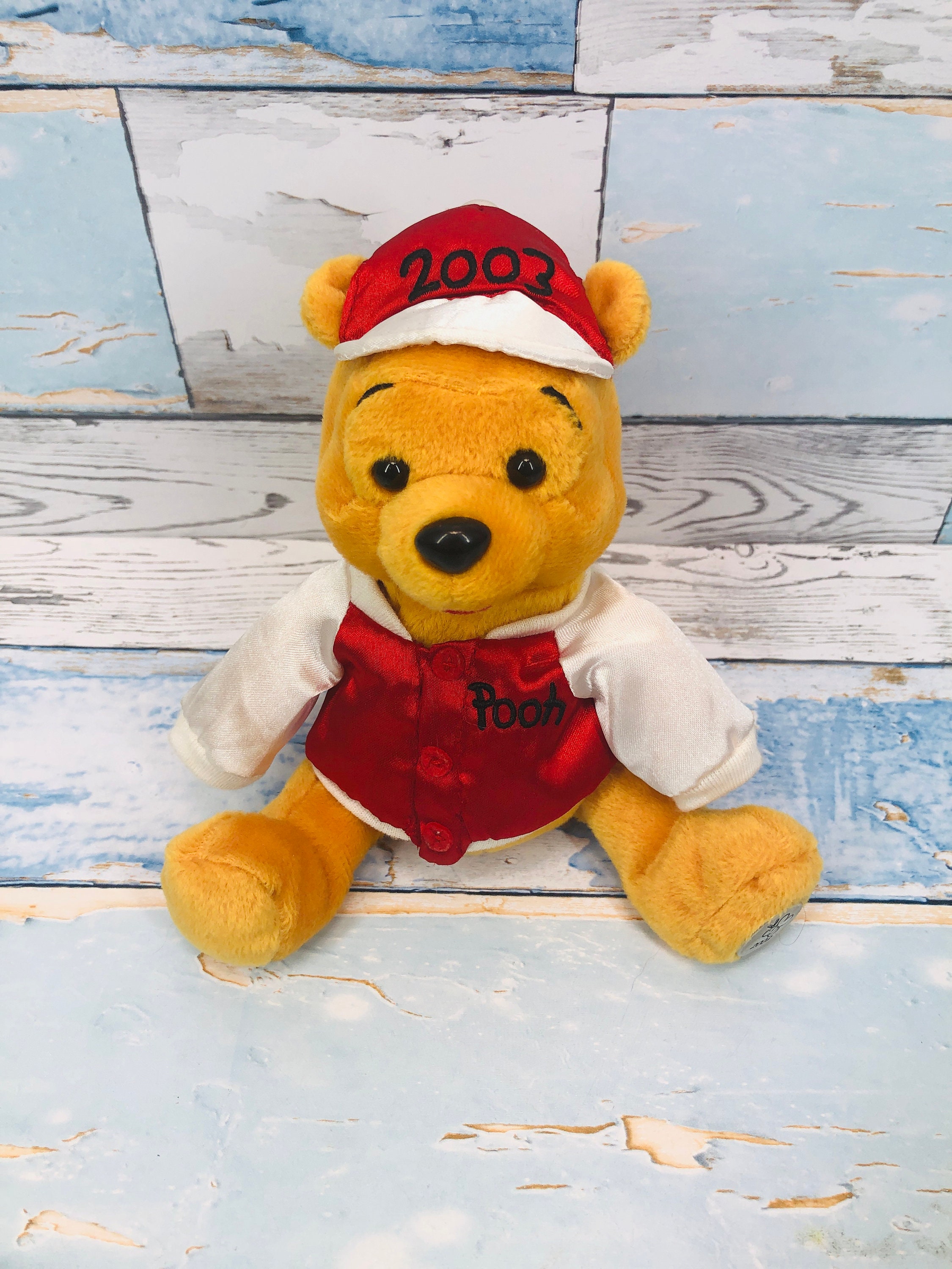 Winnie the Pooh 2003 Disney Theme Park Edition Beanie Plush 