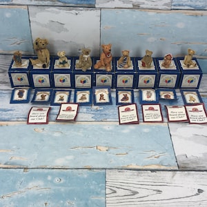 Peter Fagan Teddy Bears For Sale Collectable Brown Boxed 9 to choose from Miniature Teddy Bear Figurines Cute Vintage  Collectable Dolls
