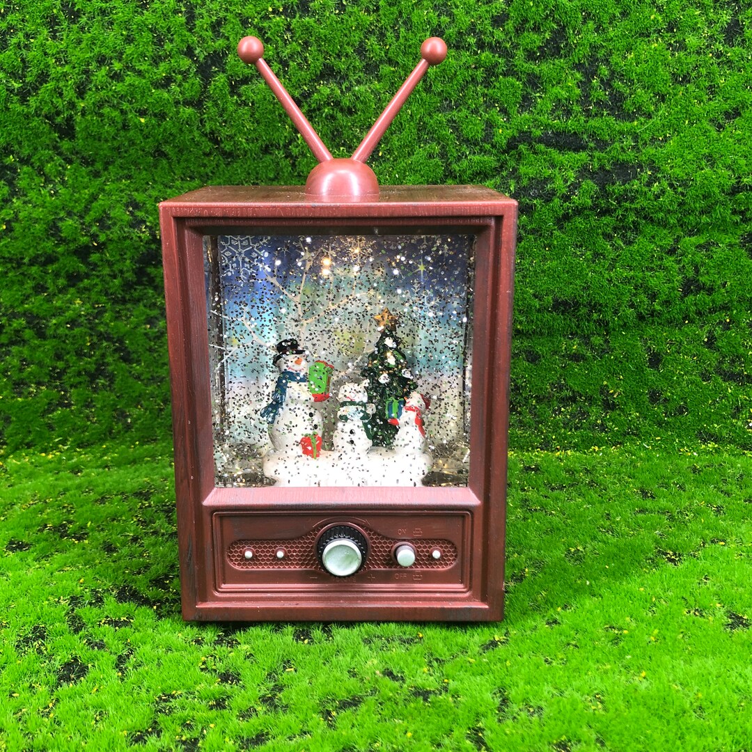 TELEVISION MUSIC BOX Decoration / Festive Decor / Vintage Gift Etsy