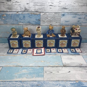 Peter Fagan Teddy  Bears  For  Sale  Collectable Brown Boxed   6 to choose from Miniature Teddy Bear Figurines Cute Vintage  Collectable