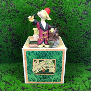 Whimsical World Of Pocket Dragons by Real Musgrave Classical Dragon 1994 Boxed,Box is  worn see pictures ,Fathers day,Sir Nigel