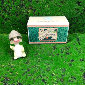 Whimsical World Of Pocket Dragons 1998 Rare And Retired, Brave Explorer Pre Love ,Boxed with  + Booklet ,Gift,Retirement,tiny little  dragon