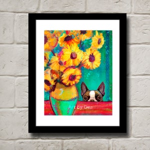 Sunflower Boston - Fine Art Print - Swipe Right to See Samples