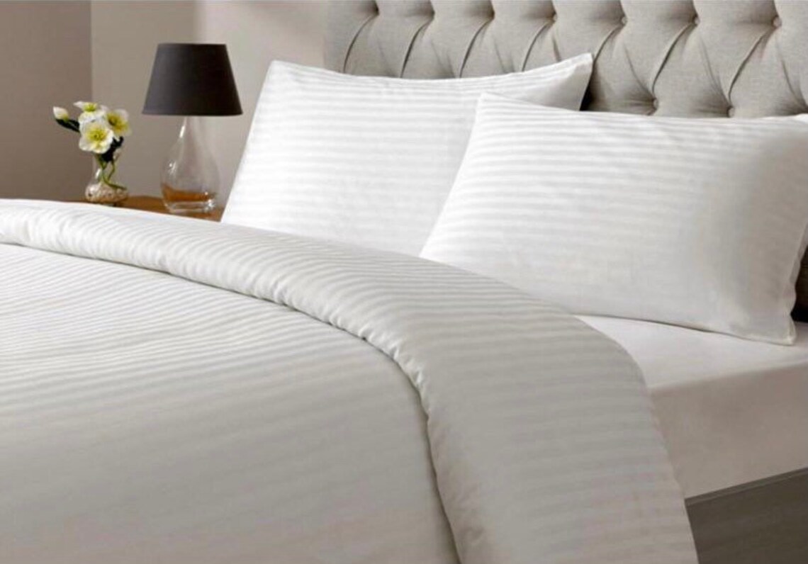 Cotton sateen duvet cover set. Hotel Quality. 100 cotton. Etsy