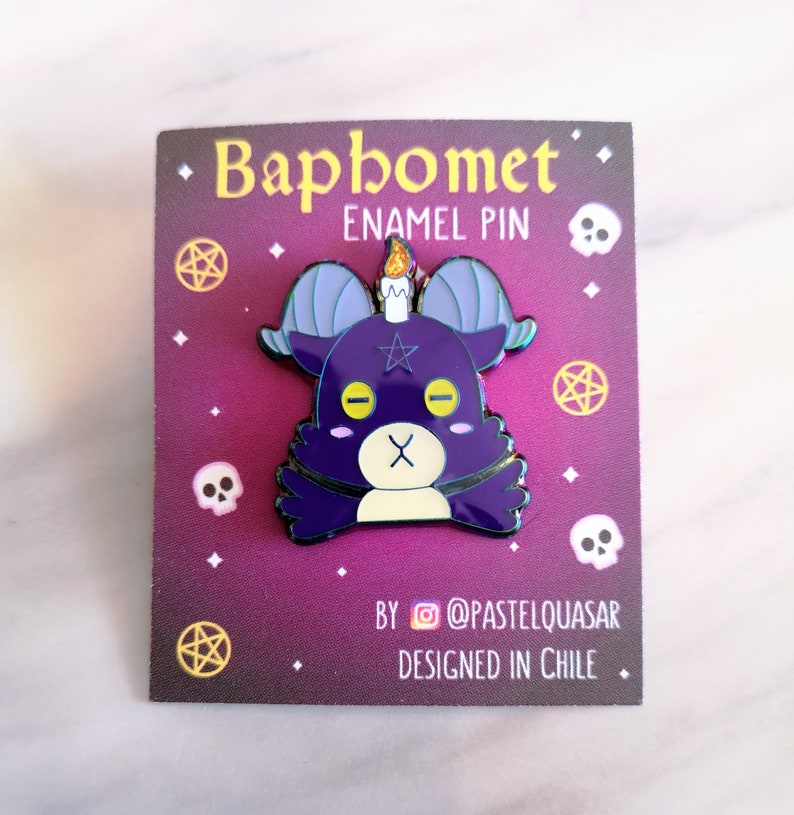 Baphomet Enamel Pin | Etsy