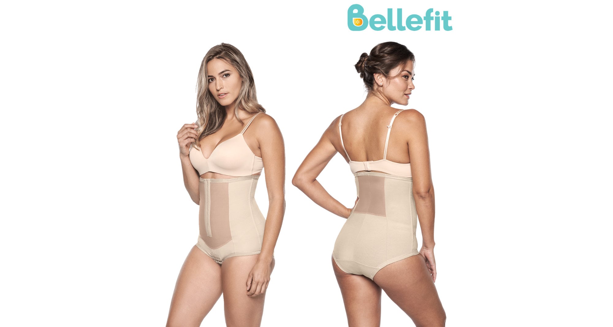 Bellefit postpartum girdle / bengkung/ corset with hooks and front