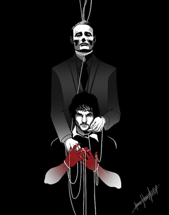 Puppet - Hannibal - 11x14 Print - NBC Hannibal Art Print