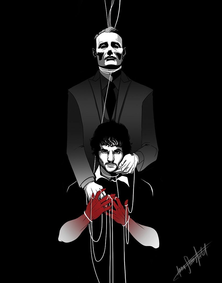 Puppet - Hannibal - 11x14 Print - NBC Hannibal Art Print