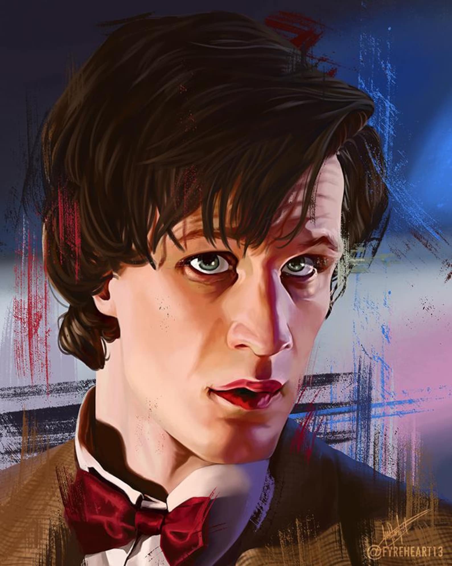 Doctor Who Portrait Prints - 8x10, 9th Doctor, 10th, Doctor, 11th ...