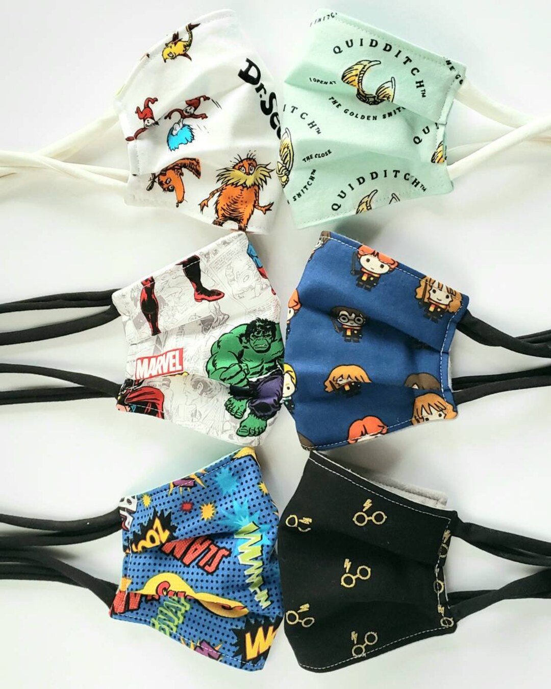 Child Size Face Mask Double Layer Face Mask Cloth Face Mask Etsy