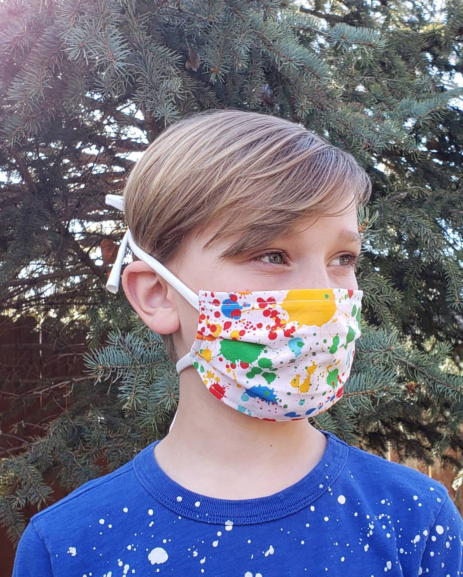 Child Size Face Mask Cloth Face Mask Comfortable Face Mask Etsy