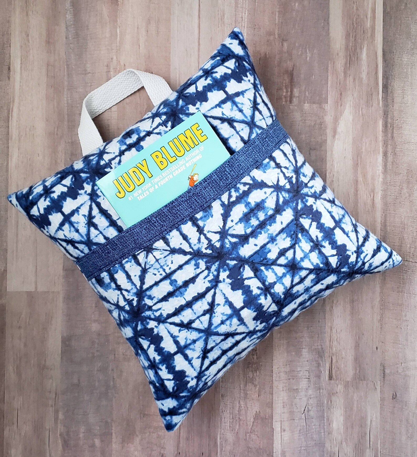 Book Pocket Pillow Pocket Pillow Book Pillow Book Tote Etsy