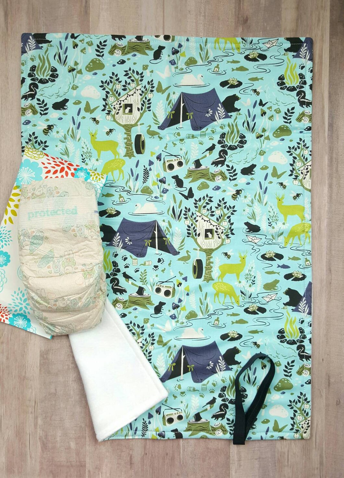 Travel diaper changing pad diaper changing mat travel Etsy