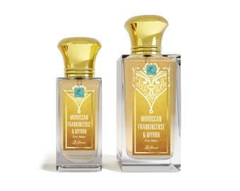 Moroccan Frankincense & Myrrh Eau de Parfum for Men – Deep Resinous Blend | LaBron® Artisan Perfumer