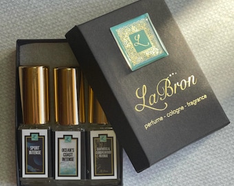 LaBron® for Men Cologne Intense Sample Set – Hand-Blended Collection | LaBron® Artisan Perfumer
