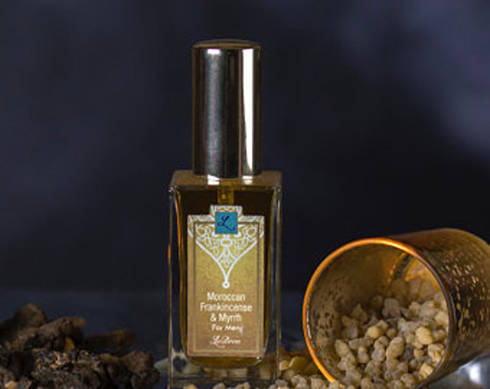 Men's Moroccan Frankincense and Myrrh Perfume Spray by Etsy