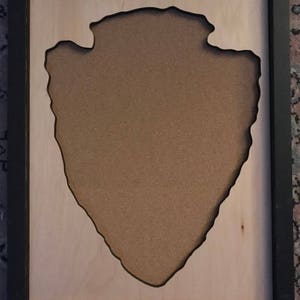 National Park Service Inspired Pin Display Shadowbox, Corkboard, Cork Display