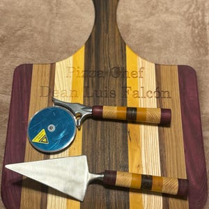 Pizza Serving Set, Pizza Peel, Pizza Slicer, Pizza Server