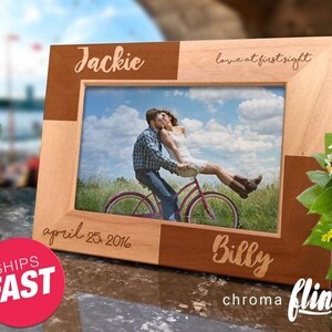 Personalized Couples Love Engraved Picture Frame - Wedding Gift - Custom Frame- Custom Picture Frame -Engraved picture frame - Couples Gift
