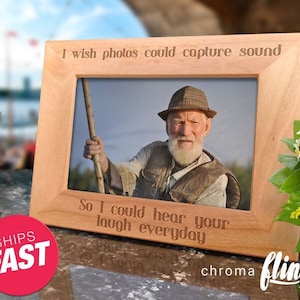 Capture Sound Engraved Picture Frame - Picture Frame Gift - Custom Frame- Custom Picture Frame -Engraved picture frame - Sentimental