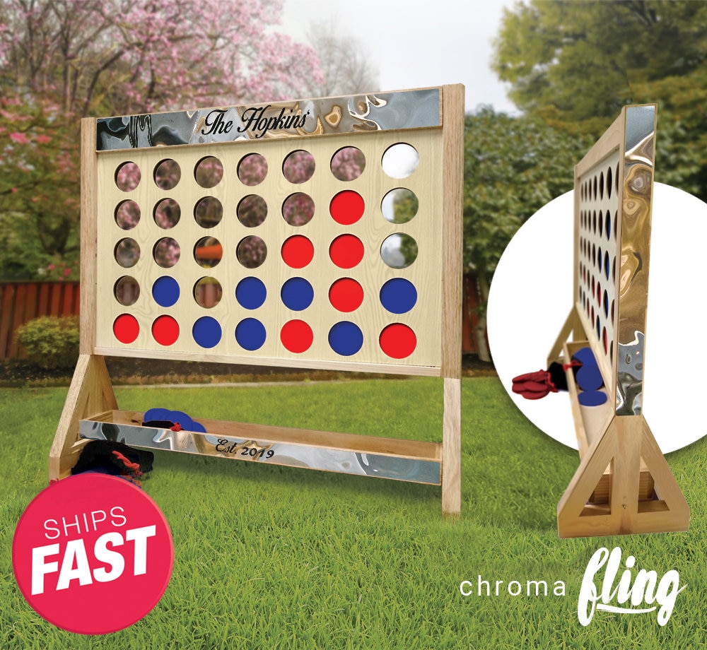 Giant Connect 4 Large Outdoor Games Yard Big Huge Four Lawn Wooden