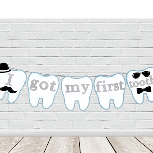 First Tooth Banner – Digital & Printable for Party or Photoshoot