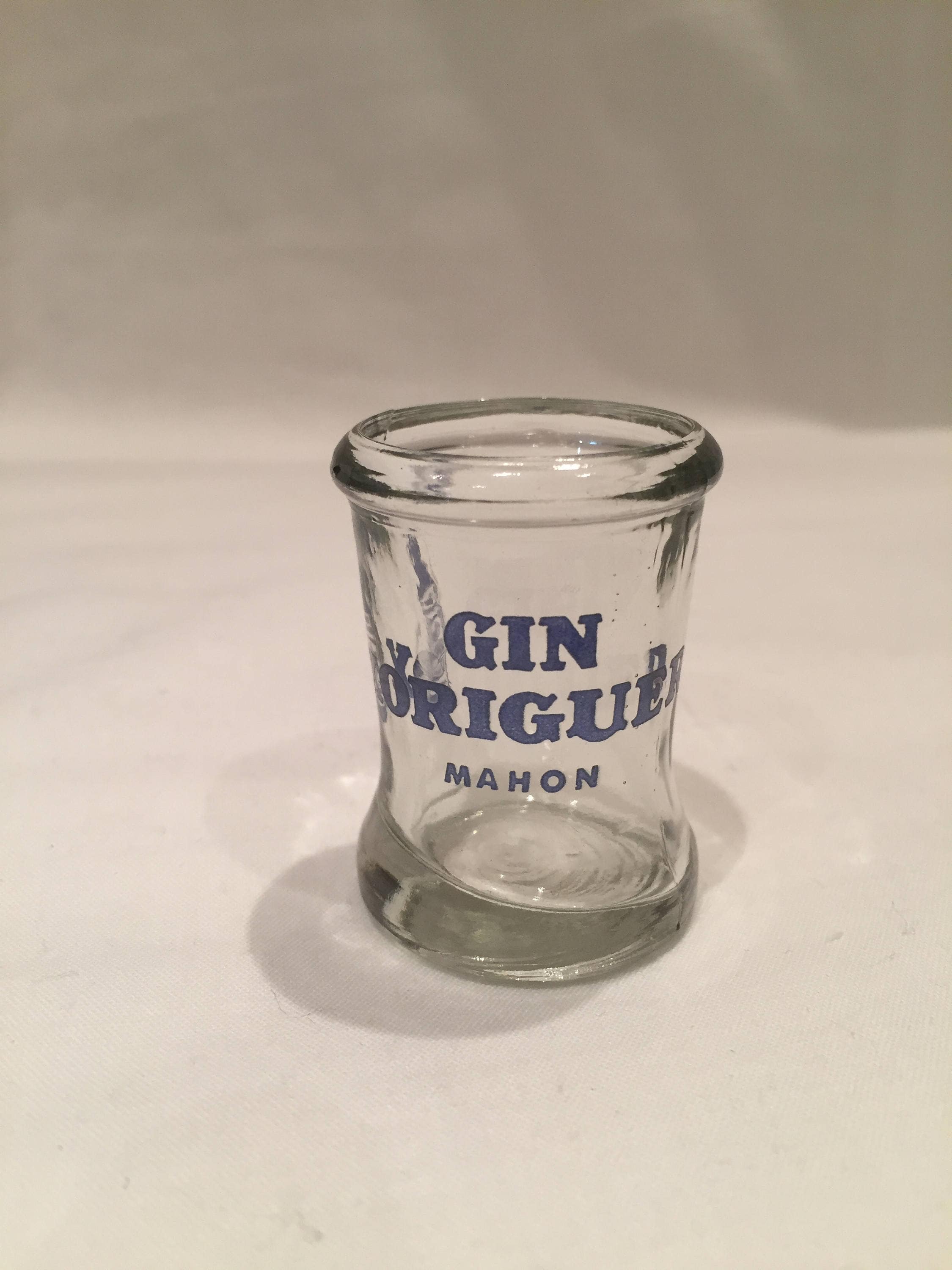 Gift for gin lover ceramic shot glass Gin unique shot glass