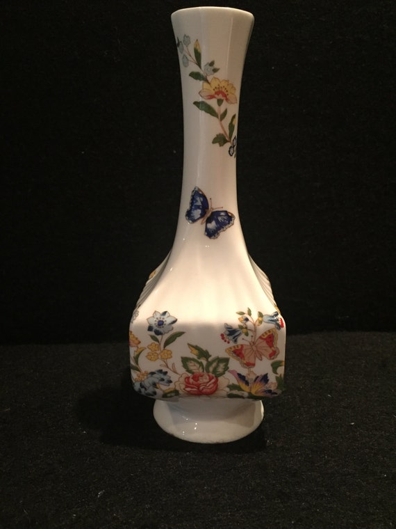 Vintage Aynsley Cottage Garden Bud Vase Etsy