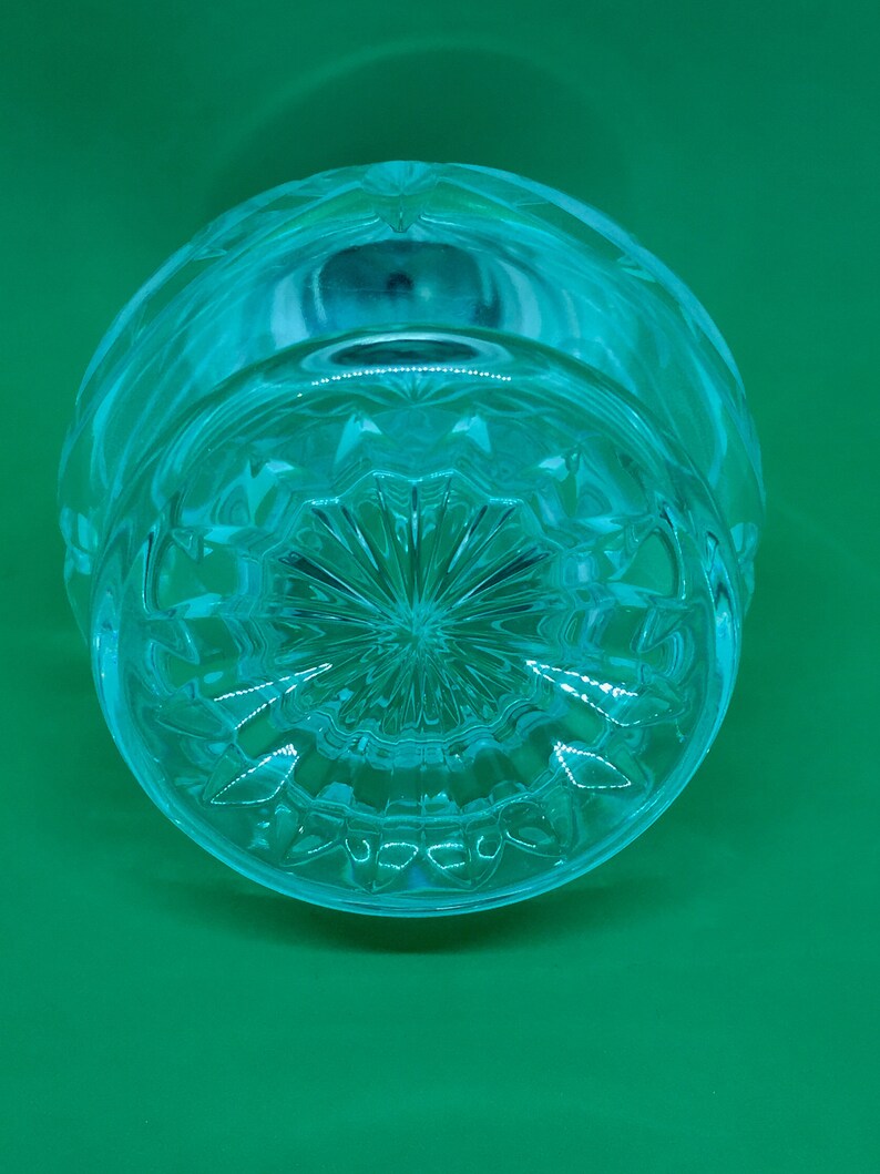 Vintage Cut Crystal Sugar shaker with silver plated lid Etsy