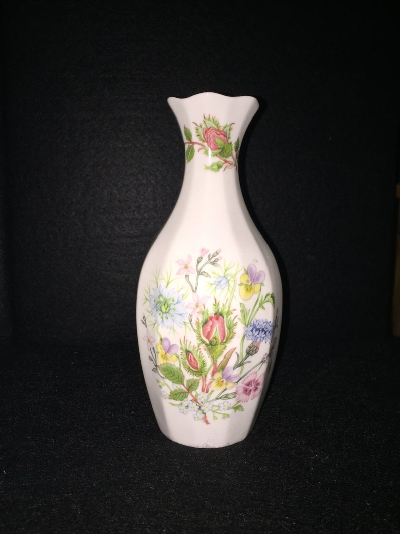 Vintage Aynsley Wild Tudor Vase Vintage Aynsley Etsy