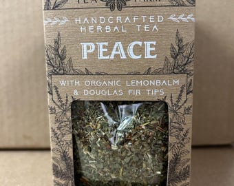 Peace Tea - Organic Loose-Leaf Northwest Tea - Woman Farmer & Foragers - Handcrafted Wildcrafted - Medicinal Botanicals