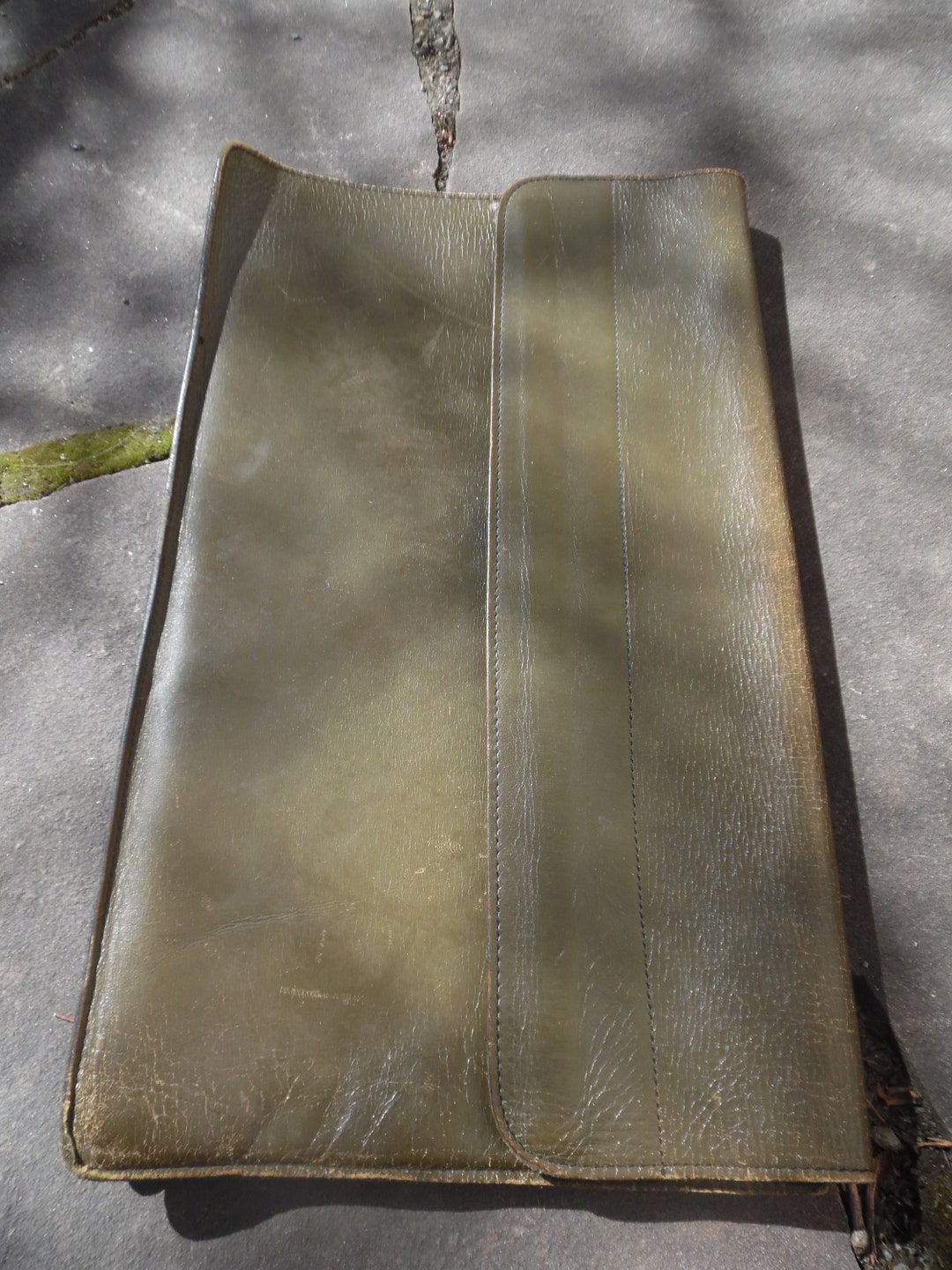 Old Leather Letter Carrier Etsy