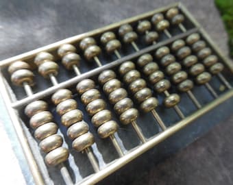 Brass and stone Abacus