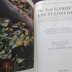 The New Garden Encyclopedia - 1936