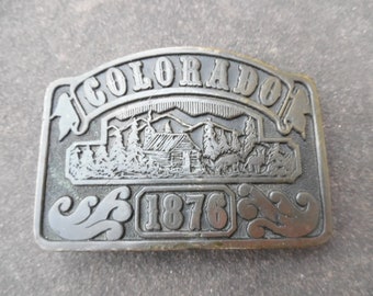 Colorado belt buckle