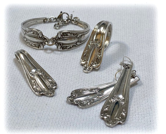 Art Nouveau Spoon Jewelry ADONIS Pattern Scrolls Acanthus - Etsy