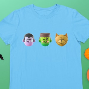 3D Emoji Halloween Toddler T-shirt
