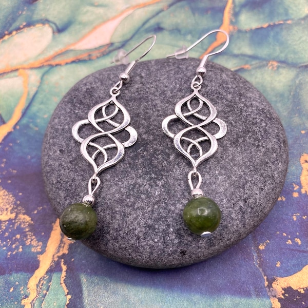 Celtic Knot Earrings Etsy