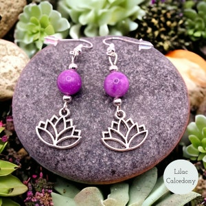 Flower earrings Etsy France