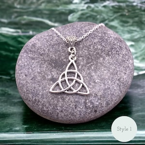 Trinity Necklace - Trinity Pendant - Trinity Knot Pendant - Trinity Knot Necklace - Celtic Necklace - Triquetra Necklace - Triquetra Pendant