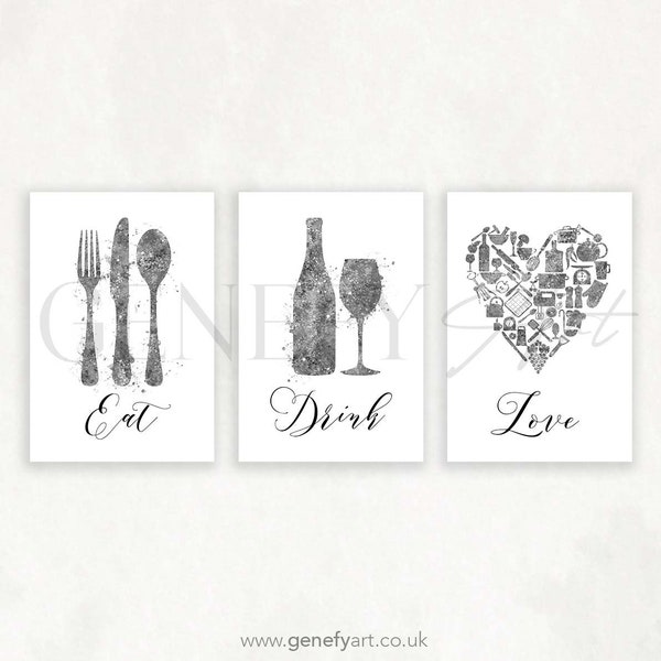 Kitchen Wall Art Etsy UK