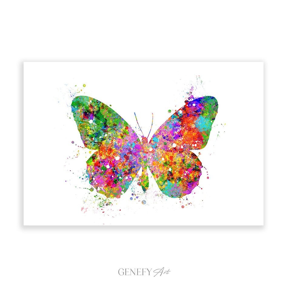 Butterfly Watercolor Print Butterfly Watercolor Art - Etsy