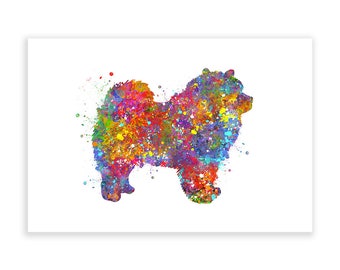 Chow Chow Watercolor Art Print - Chow Chow Portrait - Chow Chow Prints - Gift for Dog Lover - Gift for Her - Housewarming Gift Ideas