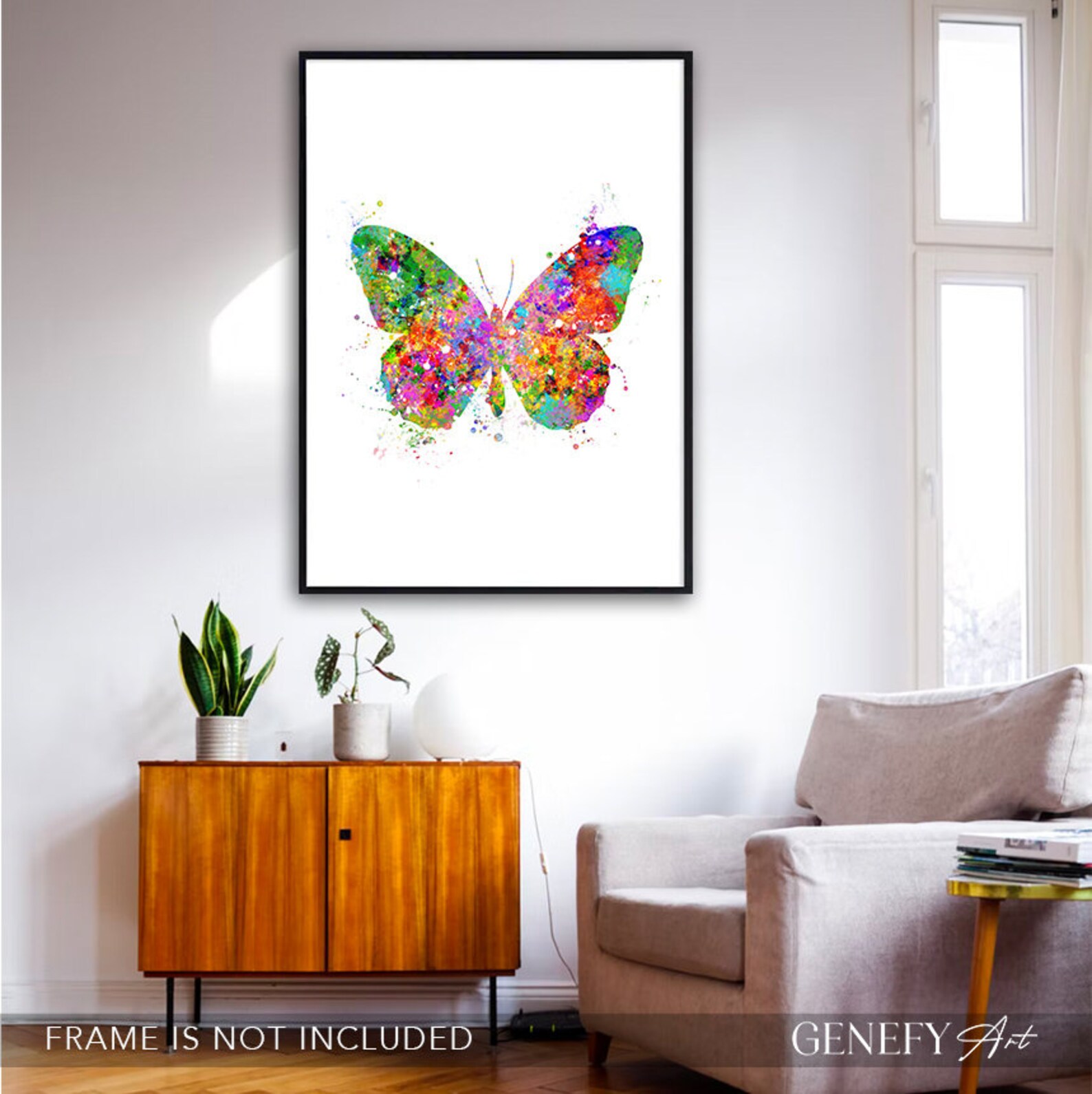 Butterfly Watercolor Art Print Butterfly Wall Art - Etsy