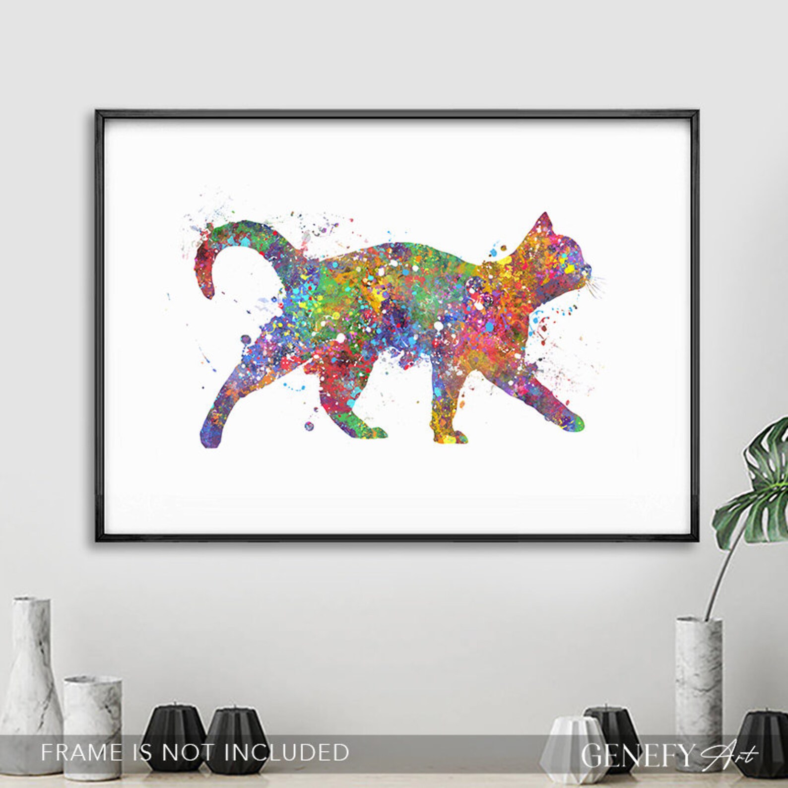 Cat Watercolor Print Cat Prints Cat Watercolor Art - Etsy UK